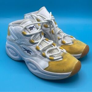 Reebok Question Mid "Yellow Toe"